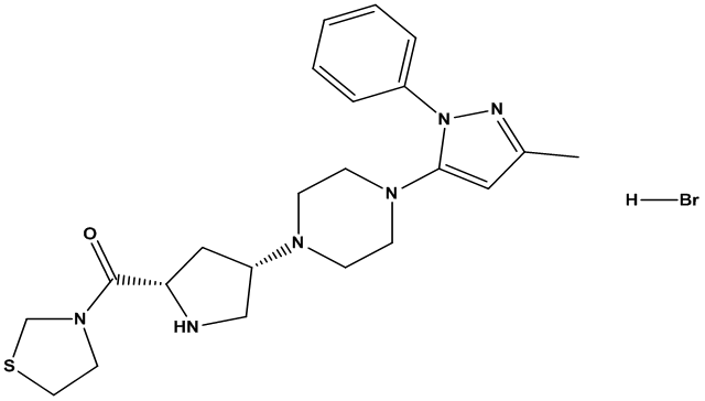 Teneligliptin HBr  (2S,4S)-Teneligliptin HBr